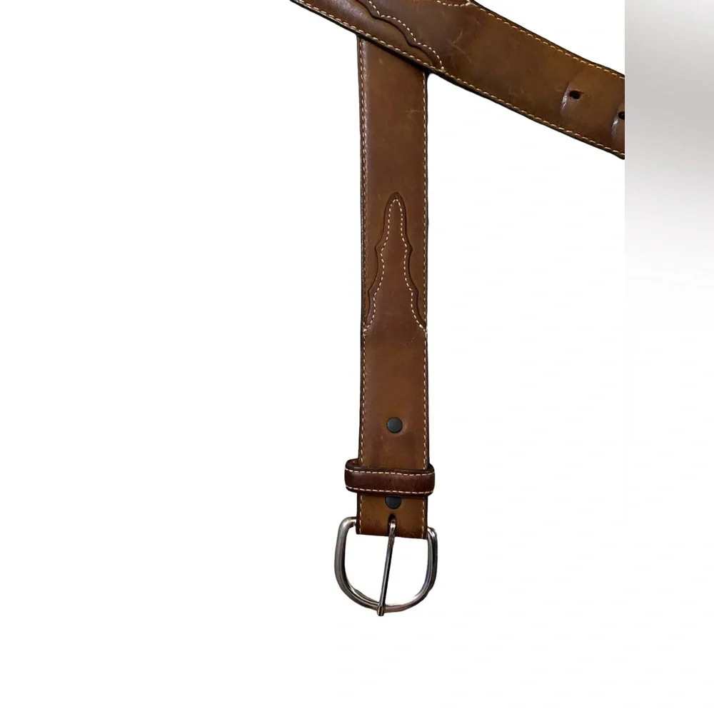 Vintage Justin's Top Grain Cowhide Belt‎ Western 48/X5409